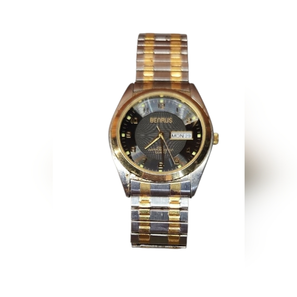 Gold and Silver Men's Watch